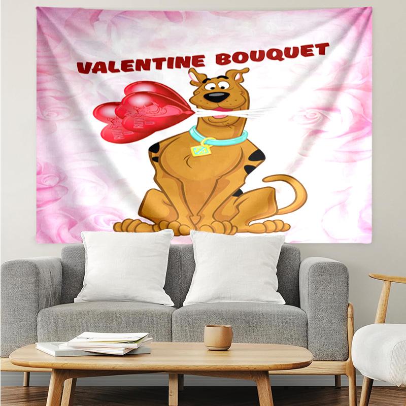 Scoo-dog Mystery Night Tapestry Hanging for Bedroom,Livingroom, Playroom,Decor Art Room Wall Tapestry Holiday and Birthday Gifts