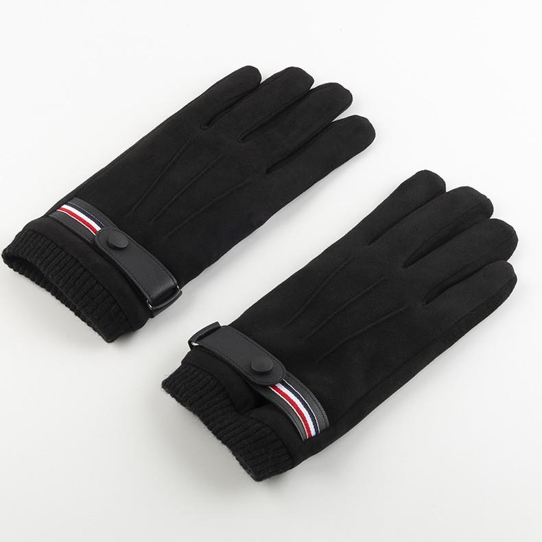 Warm Mens Split Finger Fleece Gloves With Touchscreen Compatibility For Winter