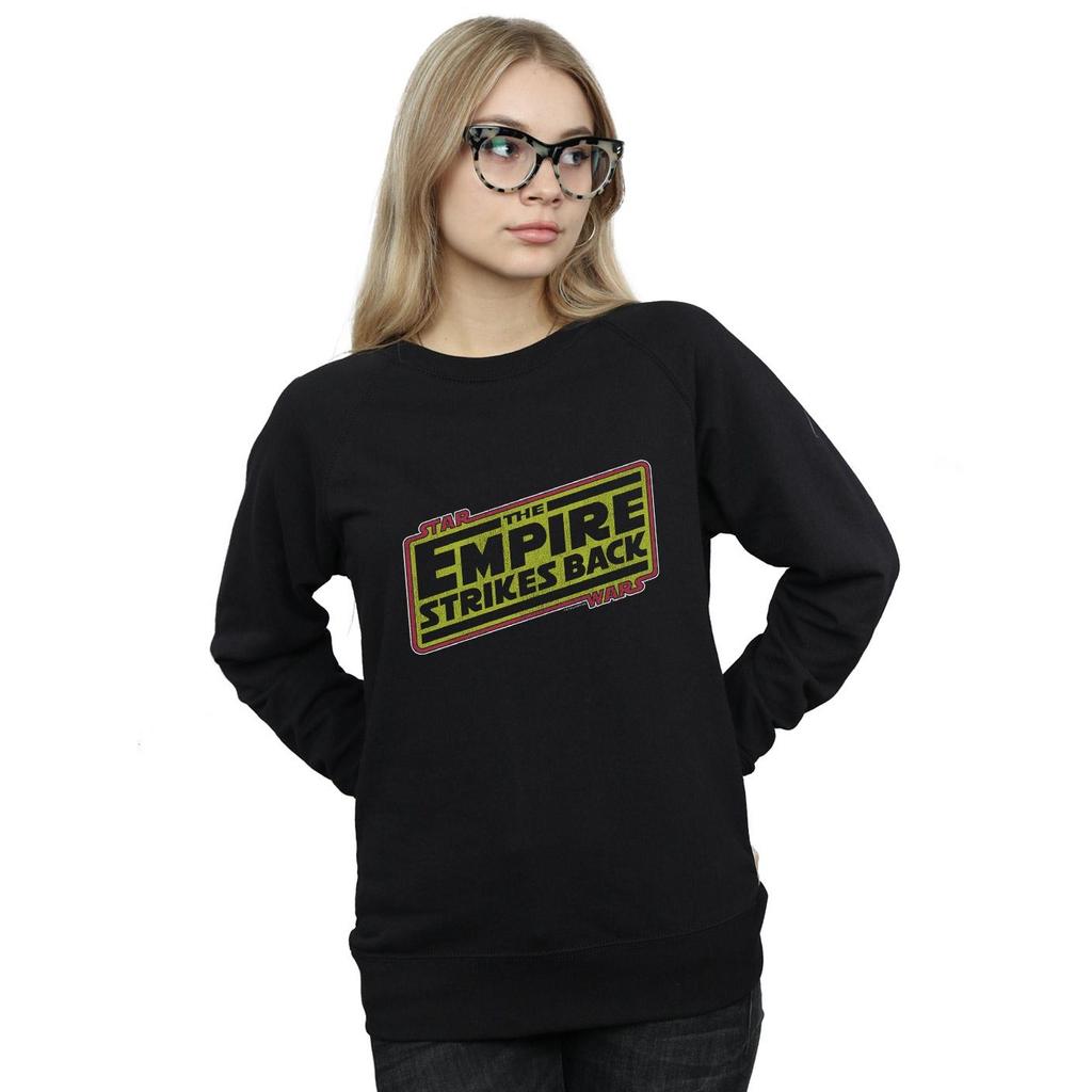 Star Wars Womens/Ladies The Empire Strikes Back Logo Sweatshirt