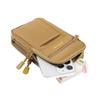 Men Canvas Mobile Phone Purse Small Square Belt Bags Multi-Compartment Fanny Wallet Pouch Mountaineering Bag Christmas Gifts