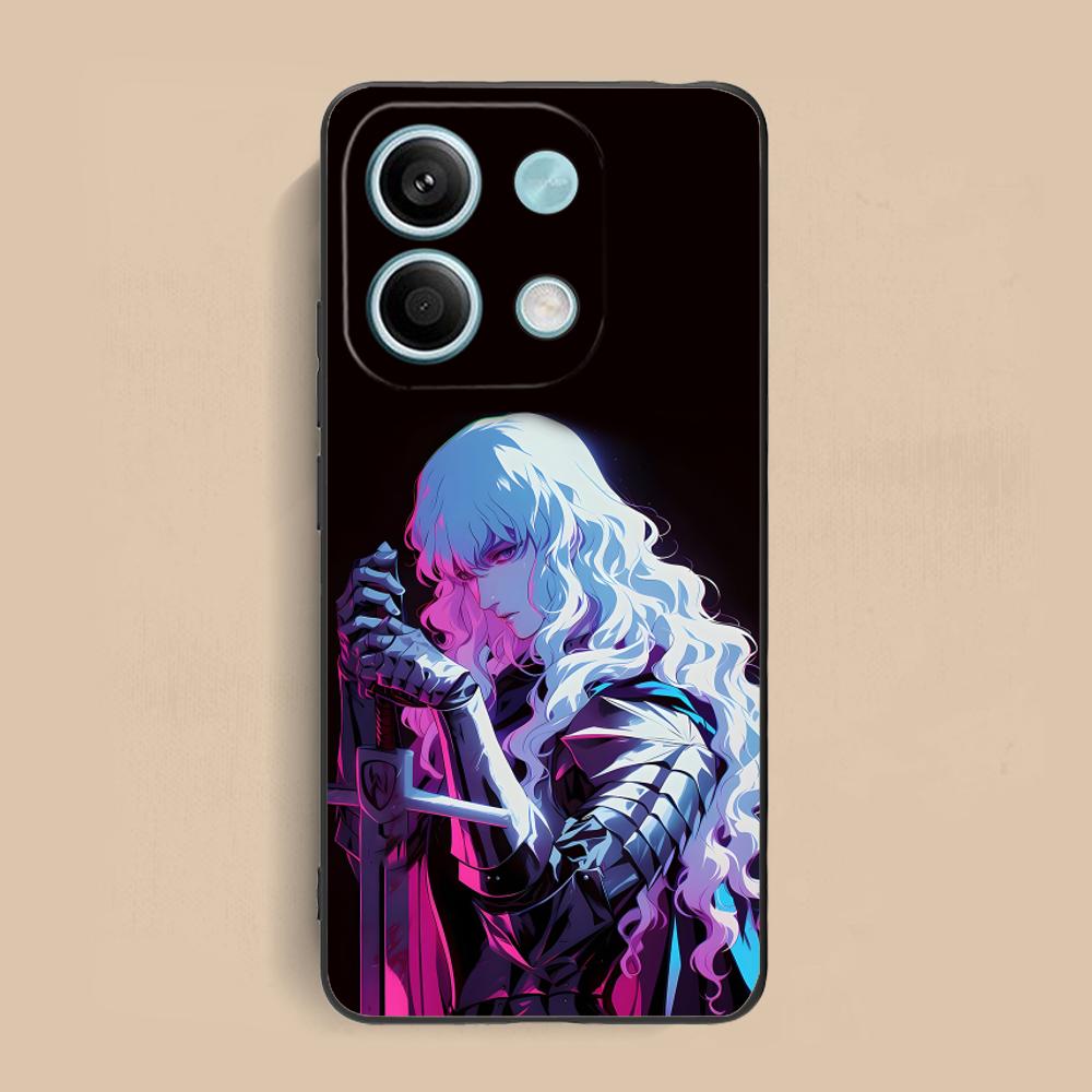 Чехол для телефона с аниме Гриффитом для Xiaomi Redmi Note 14 13 12 11 S Pro Plus 4G 5G, мягкий ТПУ, противоударный чехол