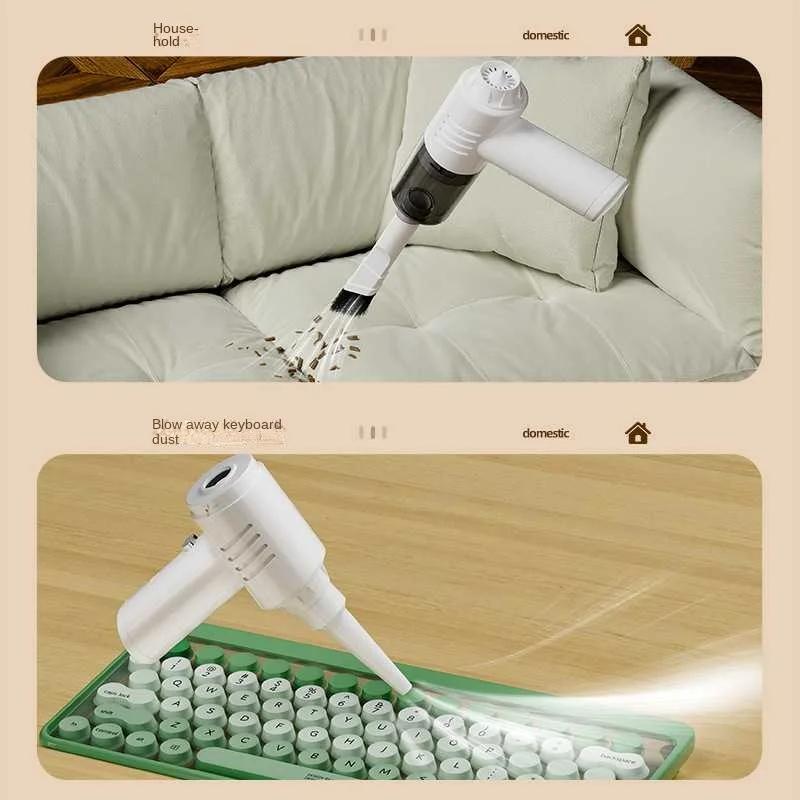 Портативный беспроводной автомобильный пылесос, ручной мини-автомобиль для салона дома, небольшой всасывающий выдув, встроенная сильная всасывающая машина