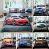 Luxury Racing Car Bedding Set Print Duvet Cover Set Polyester Quilt Cover Pillowcase Single Queen Twin King Size for Boys Men
