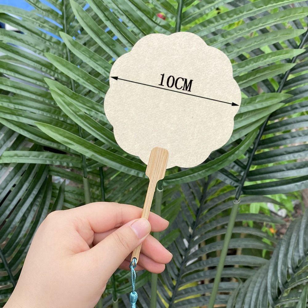 Мини-групповой веер Xuan бумажный веер двухсторонний пустой маленький веер расписанный вручную креативный веер DIY лакированный веер ручной веер рукоделие