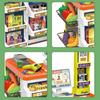 [10] Supermarket Store Shopping Basket + Accessories 60 pcs Z3140