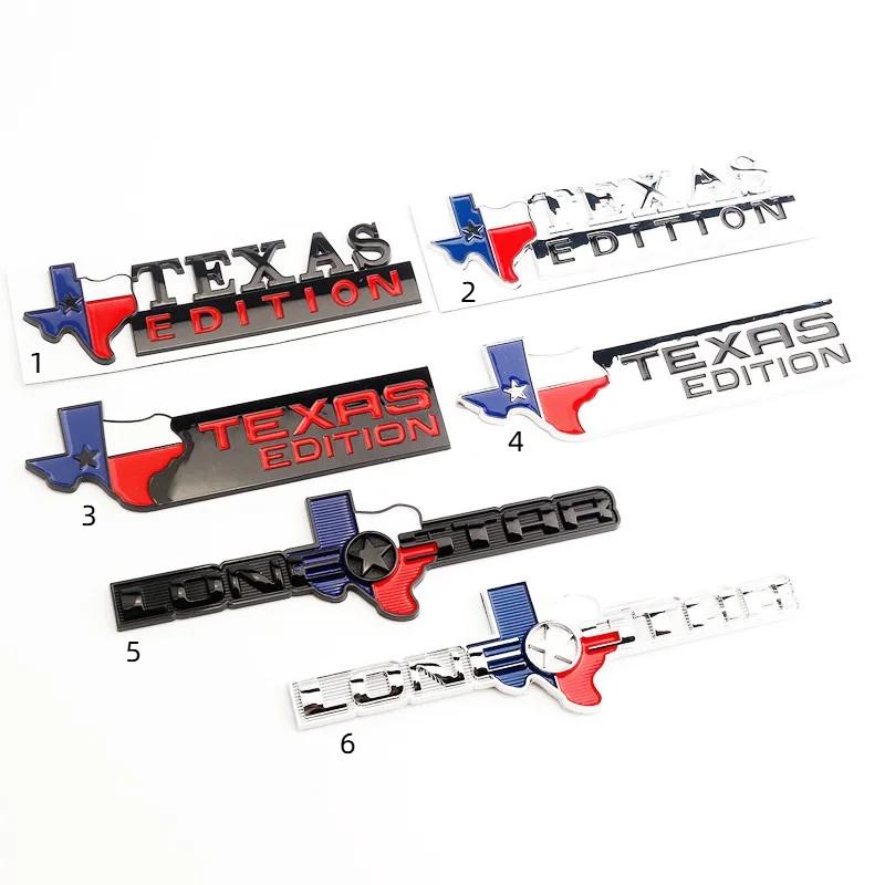 1 шт. 3D ABS Texas Edition Lone Star эмблема на задний багажник автомобиля для Silverado Sierra наклейка аксессуары