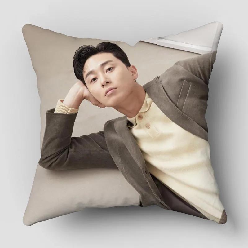 Park Seo Jun Pillow Case Satin Fabric Pillowcase Decorative Pillow Cover Wedding Decorative 0425