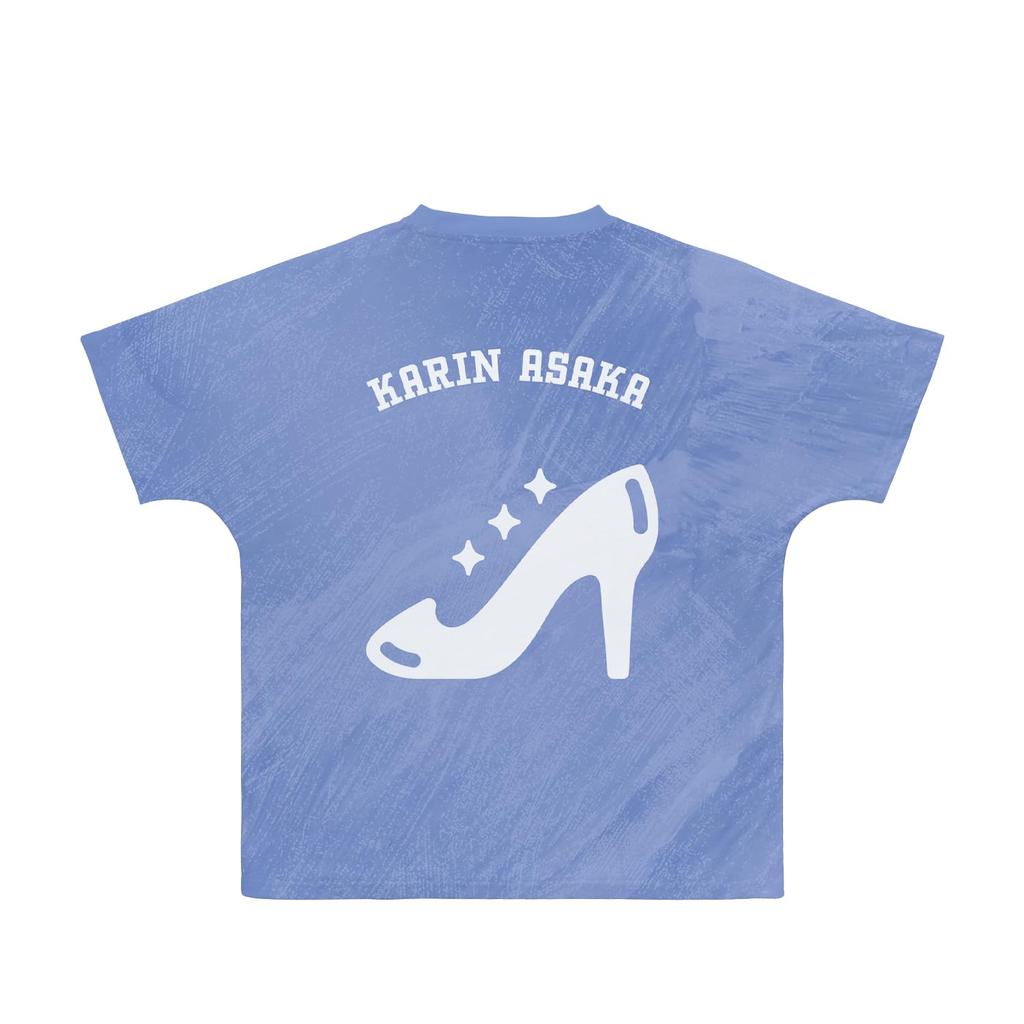 Love Nijigasaki Academy School Idol Club Asaka Karin Ani Art Полная графика унисекс XXS Размер Live! Футболка