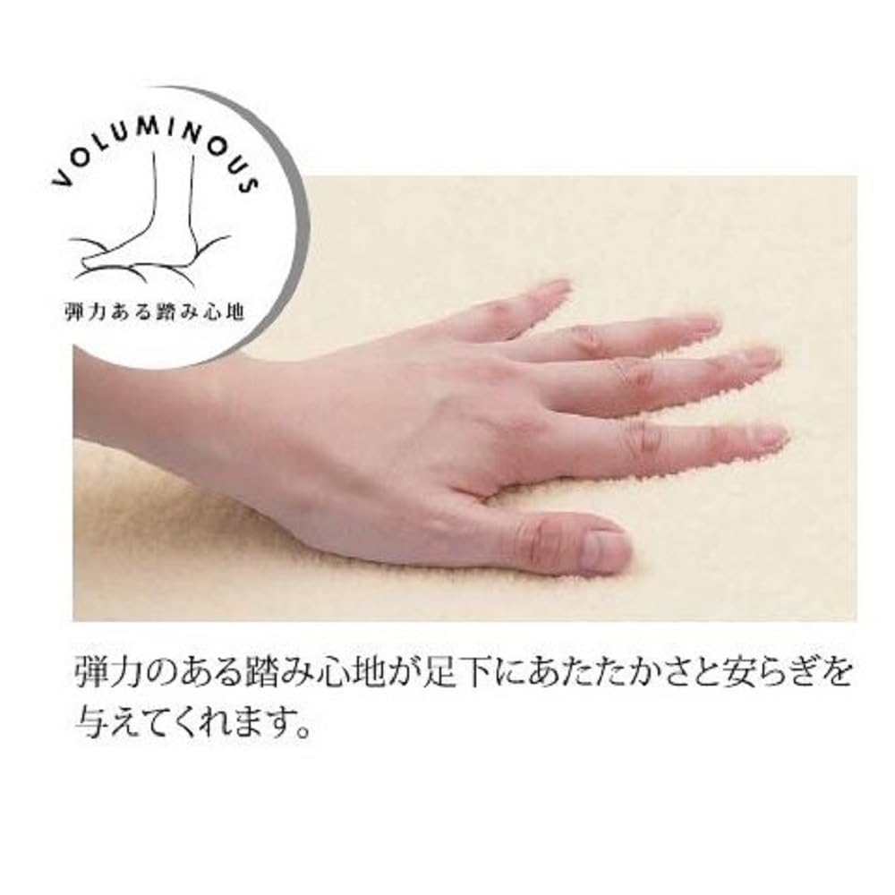 Senko Cushionny 3 Toilet 50 X 60 70032 [BB Collection] Mat, Approx. Cm, Ivory,