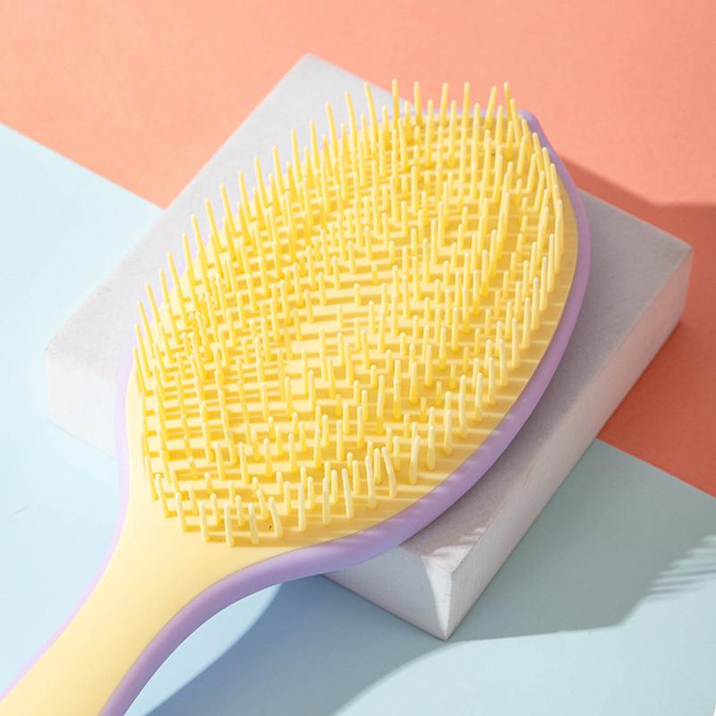 1 шт. Распутывающая волшебная расческа для волос, нежная расческа для массажа кожи головы, мягкая антистатическая расческа для ухода, гладкая щетка для волос, салонные инструменты для укладки волос