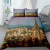 Opera House 3D Duvet Cover Set King Queen Double Full Twin Single Size Bed Linen Set