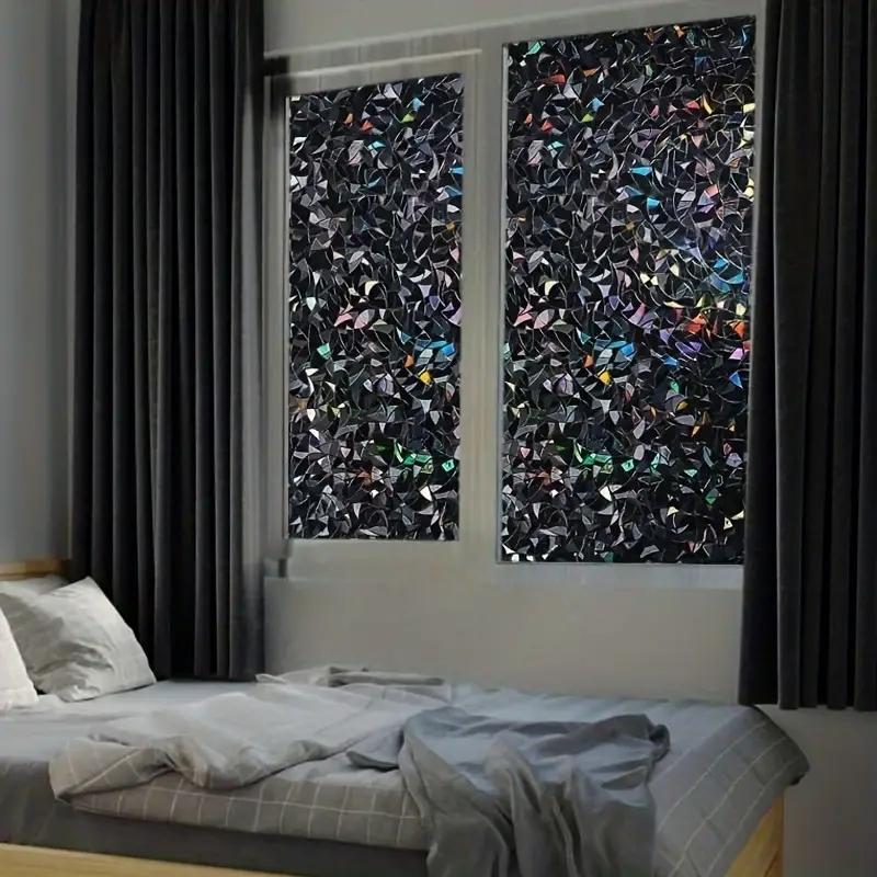 Черная наклейка на стекло 100% покрытие непрозрачная полностью покрывающая наклейка на стекло для окна защита от подглядывания конфиденциальность электростатическая матовая оконная пленка