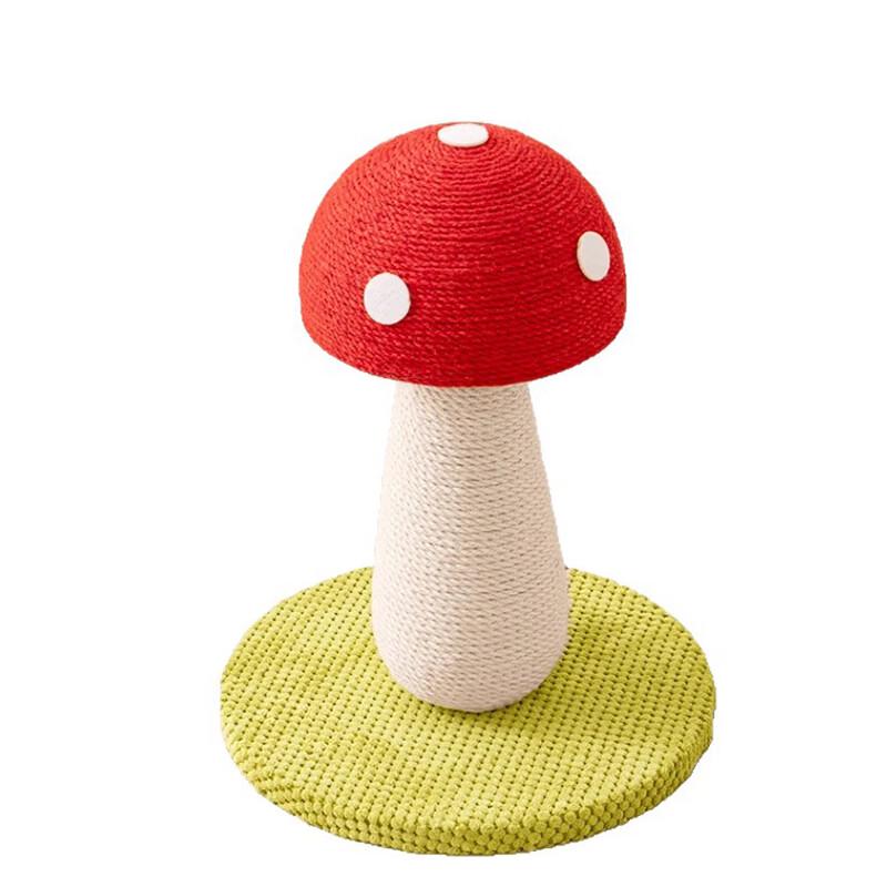 Сизалевая Грибная Когтеточка и Игровая Башня для Кошек
