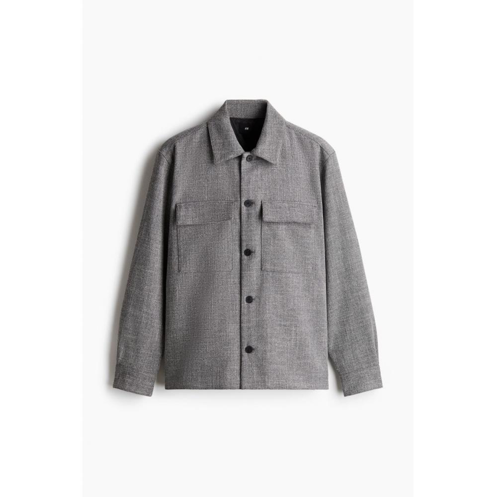H M oversHirt Regular Fit Grey
