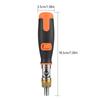 Two Way Ratchet Screwdriver 10 In 1 Multi Bit Ratchet Screw Drivers Set 6.23mm Adjustable Nut Driver Tool