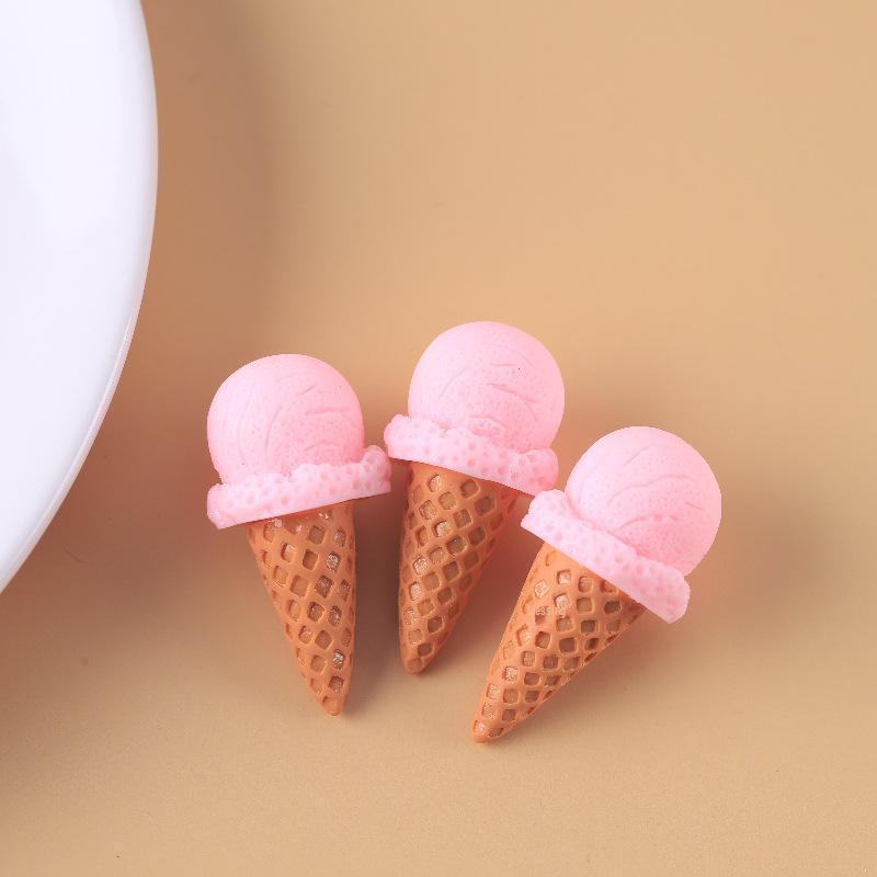 3D брелок для кукольного домика в виде рожка мороженого и подвеска для телефона из смолы ювелирные изделия аксессуары