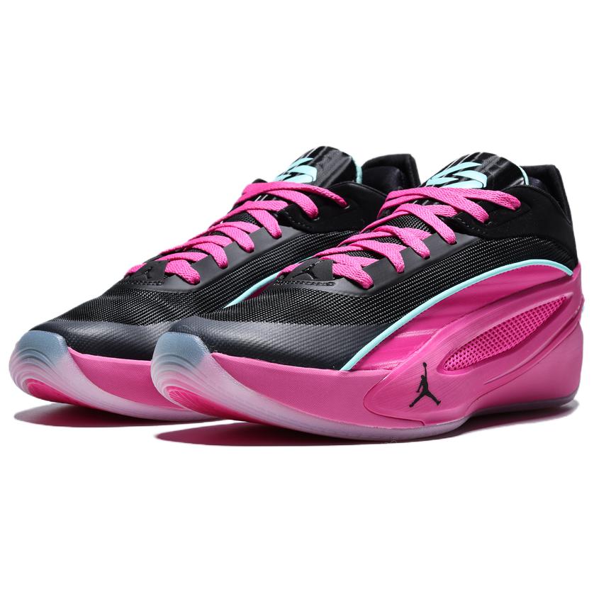 Кроссовки Air Jordan Luka 5 PF Laser Fuchsia Black Turquoise Унисекс Розовые HV8087-600