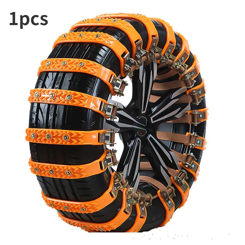 Winter Car Anti-skid Snow Chains General Car Tire Wheels Chains Outdoor Emergency Wheel Snow Chains Truck Auto Tires Accessories