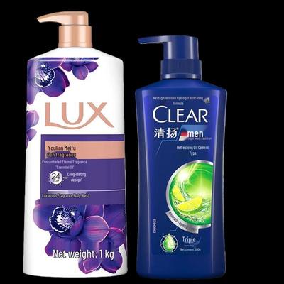 Мужской шампунь для контроля жирности и гель для душа Lux - набор