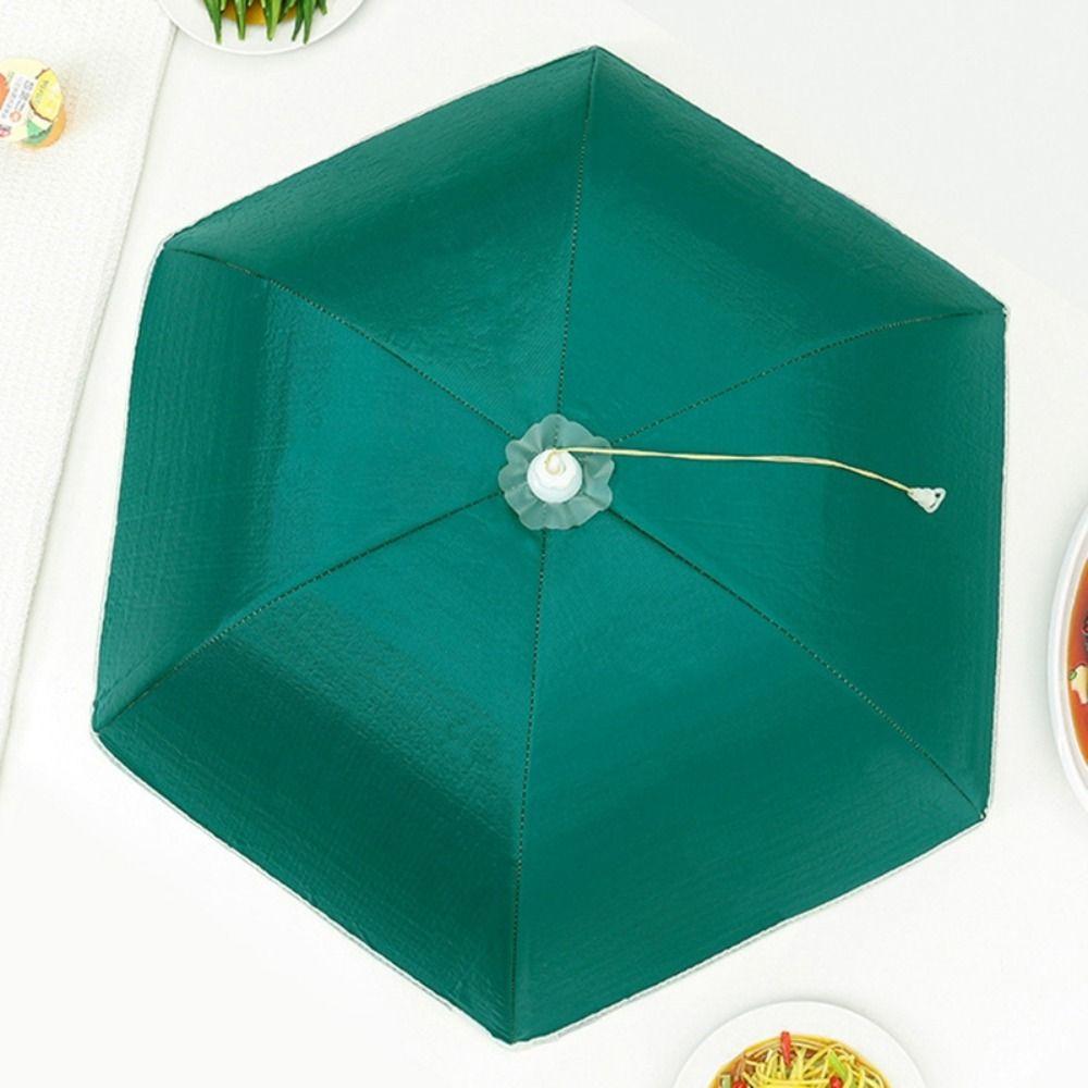 Waterproof Dish Cover Foldable Food Tent Umbrella Style Insulated Food Cover  Home