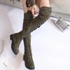 Sexy Lace Up Over The Knee Boots Women 2025 Autumn Winter Flat Heels Platform Gothic Shoes Female Long Thigh High Boots Fashion