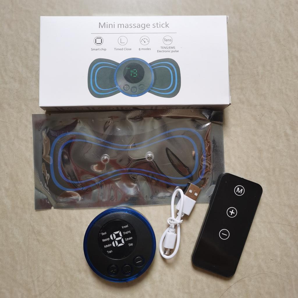 Cervical Spine Massage Sticker Low Frequency Intelligent Pulse Massage Sticker Pocket Massager Portable Charging Massager Pulse Whole Body Sticker