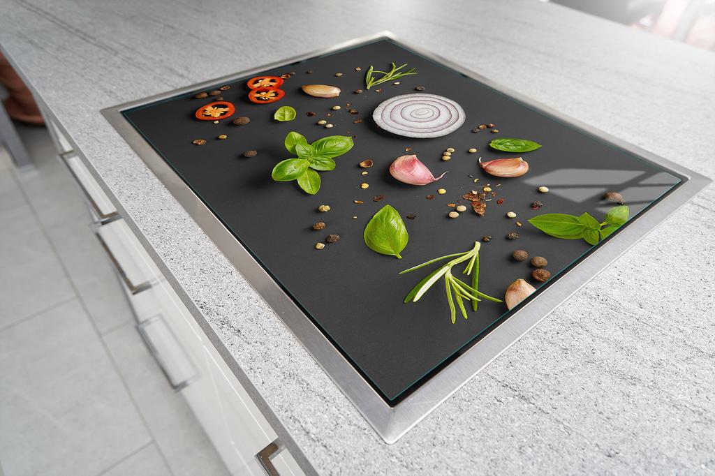 Glass protective plate for the stove 70x52 Kitchen