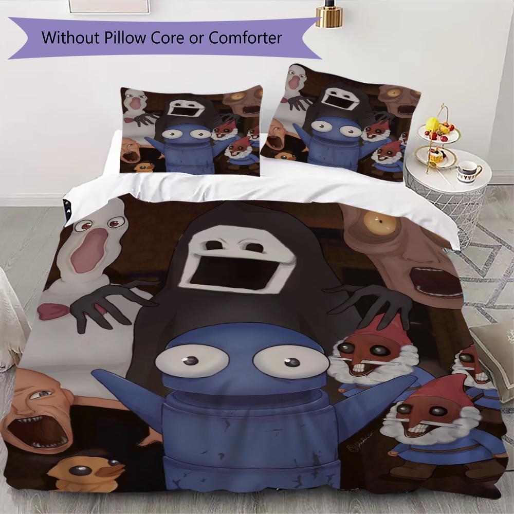REPO Pattern Bedding uilt Set uilt Cover Pillowcase Home Decoration Birthday Gift (1 * duvet cover + 2 * pillowcase without core)132