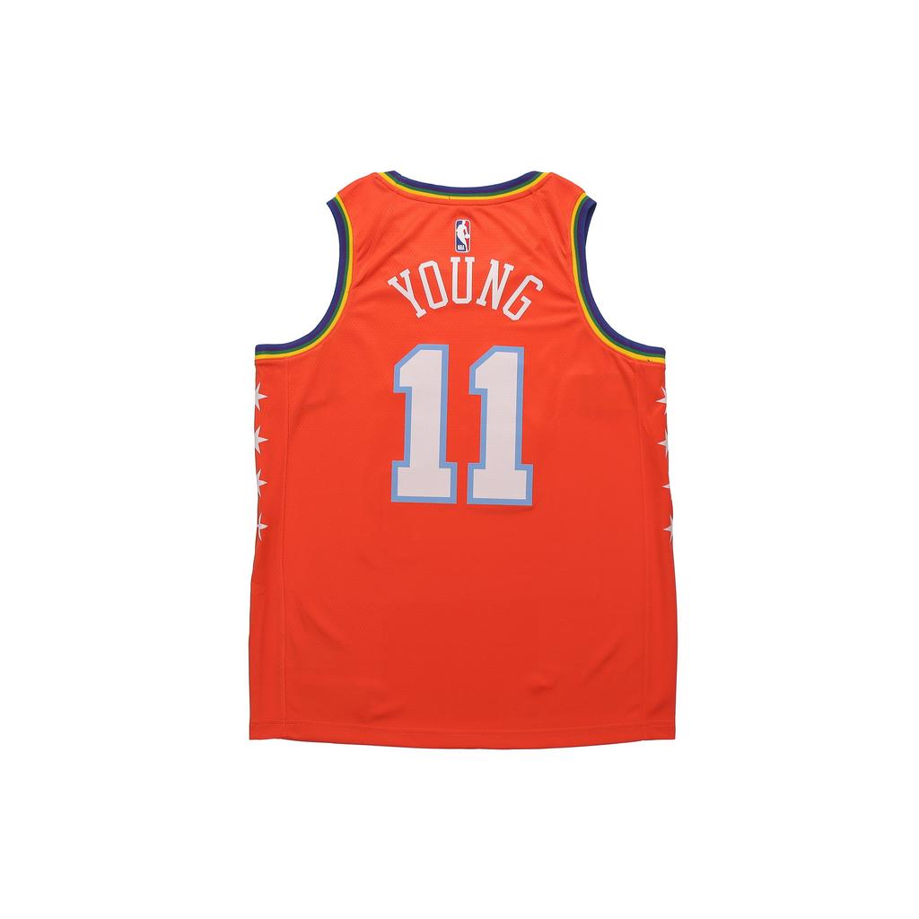 Nike NBA Trae Young All-Star Swingman Jersey SW Fan Edition 2020 Chicago 11 Orange Men's CU8606-801