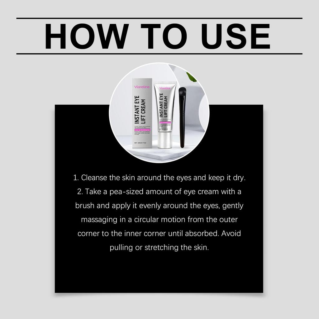 Viareline Moisturizing Eye Cream Hydrates and Smooth, shiny, lightweight cream texture Eye cream
