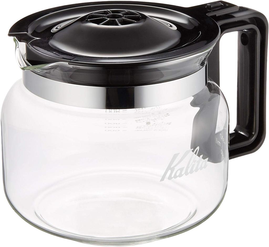 Kalita Coffee Decanter, Heat-Resistant Glass, 1.7L, Black, #32029