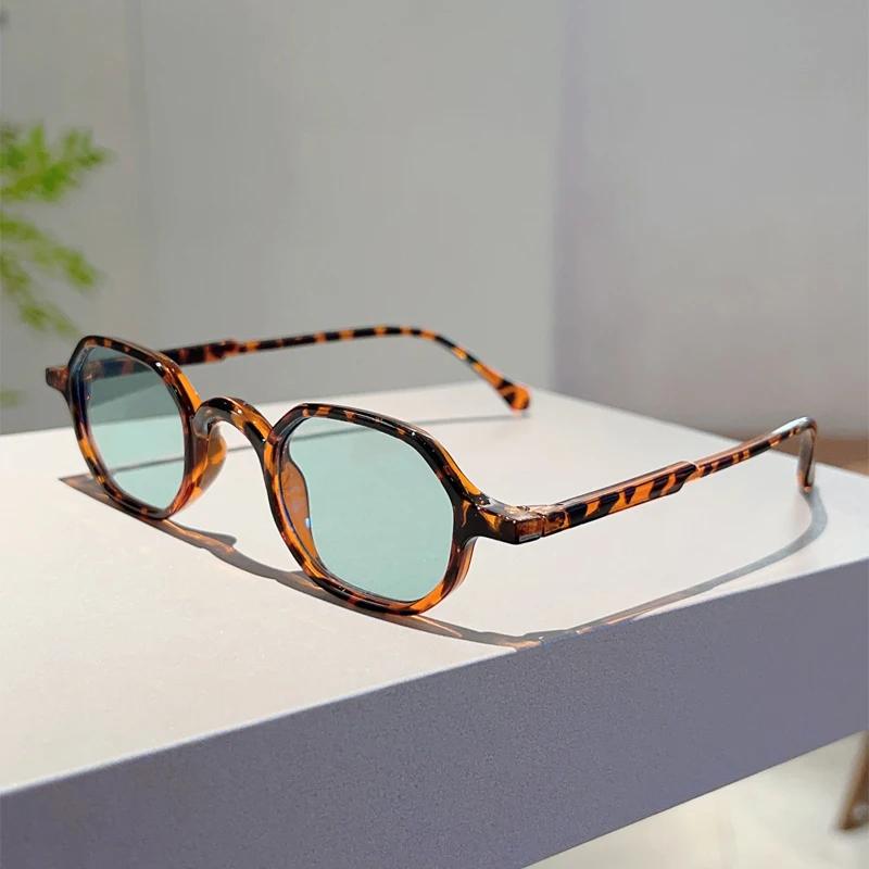 Винтажные овальные солнцезащитные очки Мужские Модные Разноцветные Уличные Очки Женские Трендовые Ретро Корейский Стиль Повседневные Солнцезащитные Очки Женские