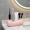 Ceramic Toothbrush Storage Rack Cartoon Electric Toothbrush Stand  for Bathroom