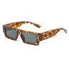 New Men Brand Shades Retro Square Sunglasses Vintage Small Rectangle Women Sun Glasses Luxury Eyeglasses Black White Eyewear