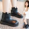 Kids Ankle Boots Girls Rubber Boots Unisex Fashion 2024 Autumn Winter Back Zipper Simple Classic Children Winter Shoes Anti-skid