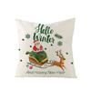 Christmas Pillow Cover for Home Holiday Sofa Bedside Decoration Linen Pillow Cushion Cover