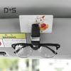Car Glasses Clip Convenient 180 Degree Rotation ABS Material Easy One Handed Access Car Glasses Holder