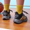 adidas OwnTheGame 2.0 K Нескользящие Износостойкие Средневысокие Детские Баскетбольные Кроссовки Серый Черный Детские GZ3381