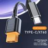 Кабель-переходник 20 В, 5 А, XT60 к Type-C, 100 Вт, USB-C к XT60, зарядный кабель, блок питания для хранения энергии