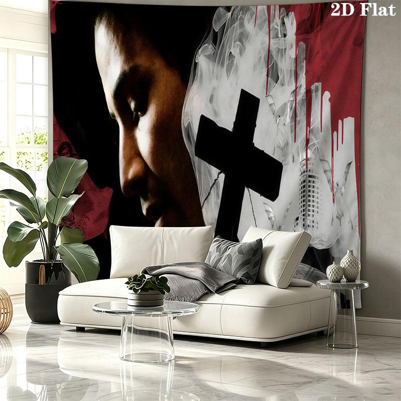Constantine Wall tapestry, aesthetic printed fabric blanket, suitable for bedroom, living room, and home decor.