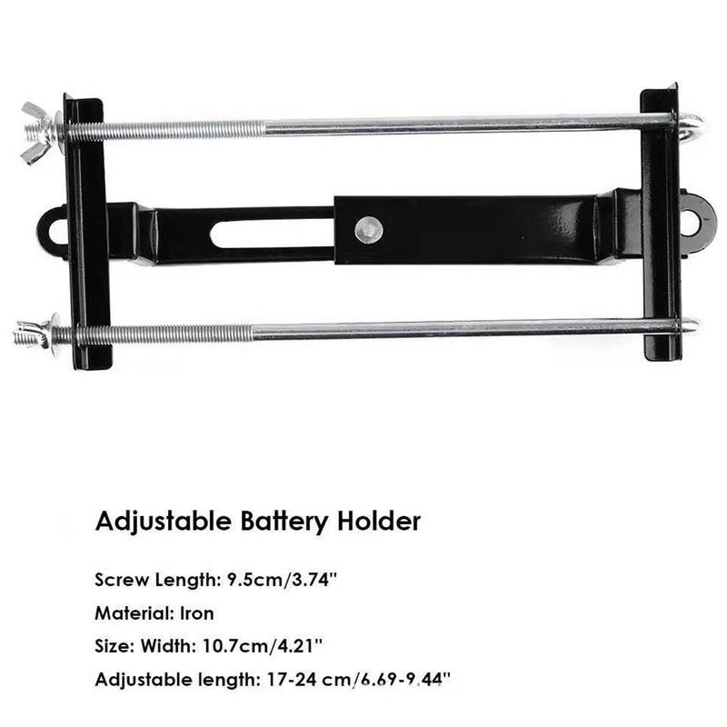 Автомобильный держатель аккумулятора, прочный комплект для крепления аккумулятора, кронштейн для крепления аккумулятора, антикоррозийный держатель автомобильного аккумулятора для автомобиля