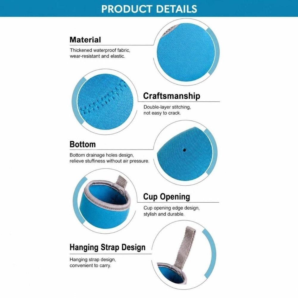 Heat‑insulated Insulated Bottle Cover 550/420M Cup Sleeve Washable Cup Protector