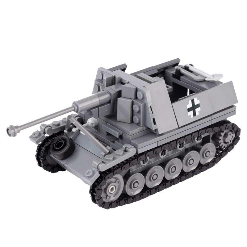 Конструктор MOC Игрушки Военный Автомобиль Транспортное Средство Танк WW2 Оружие Строительные Блоки Игрушка Немецкий Американский Солдат Бронированный Артиллерийский Грузовик Подарок Мальчикам