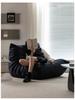 Fuzzy Caterpillar Lazy Sofa: Modern Minimalist Fabric Balcony & Bay Window Lounge Chair