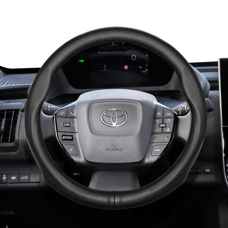 Для Toyota 35-36,5 см Круглая Накладка на Руль Ультратонкая Микрофибра Кожа Camry 86 Scion FR-S GT86 Prius bZ4X Corolla Levin