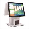 Jingdong POS 15,6-дюймовый кассовый аппарат с двумя экранами, штекер CN (адаптер в комплекте)