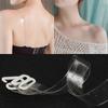 Bra Transparent Shoulder Strap Buckle Electrostatic Metal + Plastic