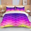 Fantasy Fish Scale Art Print Bedding Set Duvet Cover 1 Duvet Cover 2 Pillowcases Adult And Children Bedding Set Luxury Gril Gift
