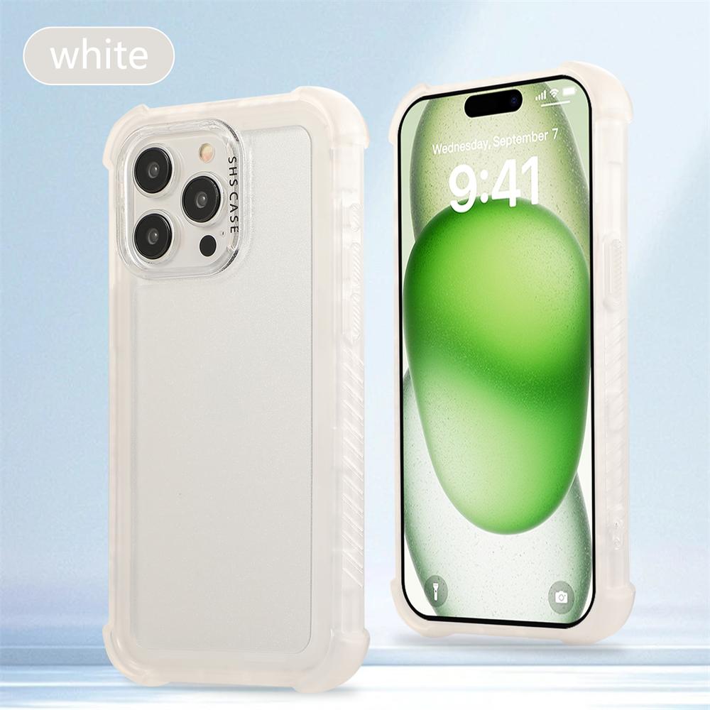Роскошный матовый красочный ударопрочный защитный чехол для iPhone 16 15 14 Plus 13 12 Pro Max прозрачный жесткий чехол-бампер из ПК