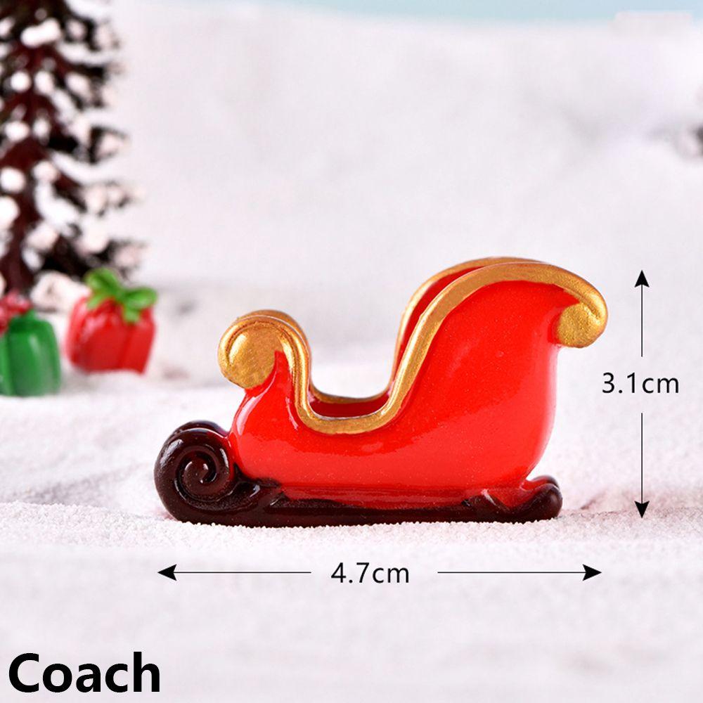 Home Decor Fairy Garden Snowman Figurine Mini Santa Claus Christmas Decorations Xmas Ornament